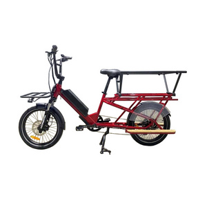 Newest Hot Factory Sale 500W 750W 1000W 15Ah 20Ah Lithium Battery 20" Food Cargo Electric Delivery Bike Bicycle Takeaway Cart