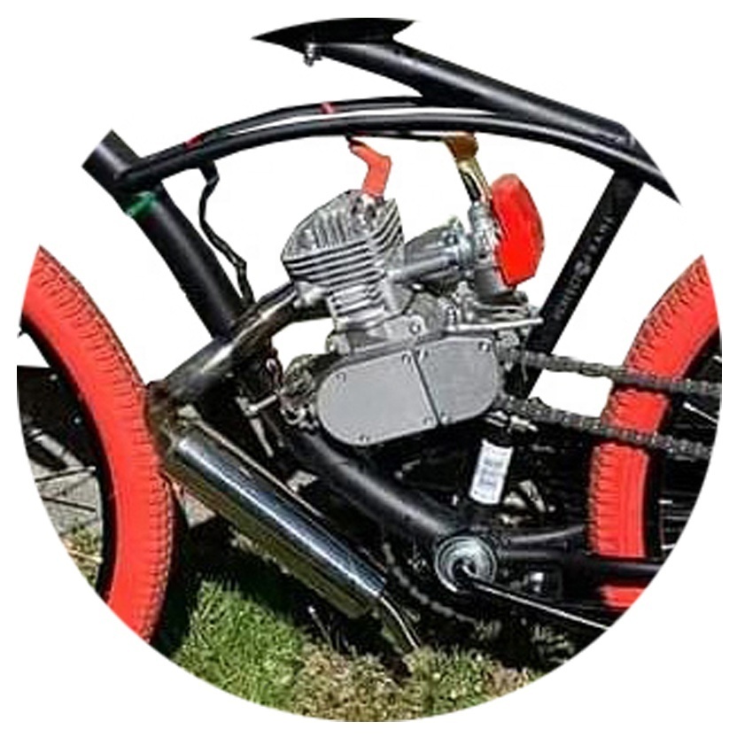 Motorized bicycle engine kit 85cc bicycle engine kit 2 stroke 80cc motorised bike motor bore 52mm