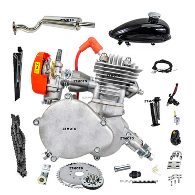 85cc bicycle engine kit gas scooter chopper bike motor bicimotor 2 stroke 80cc bike engine motorised bicycle