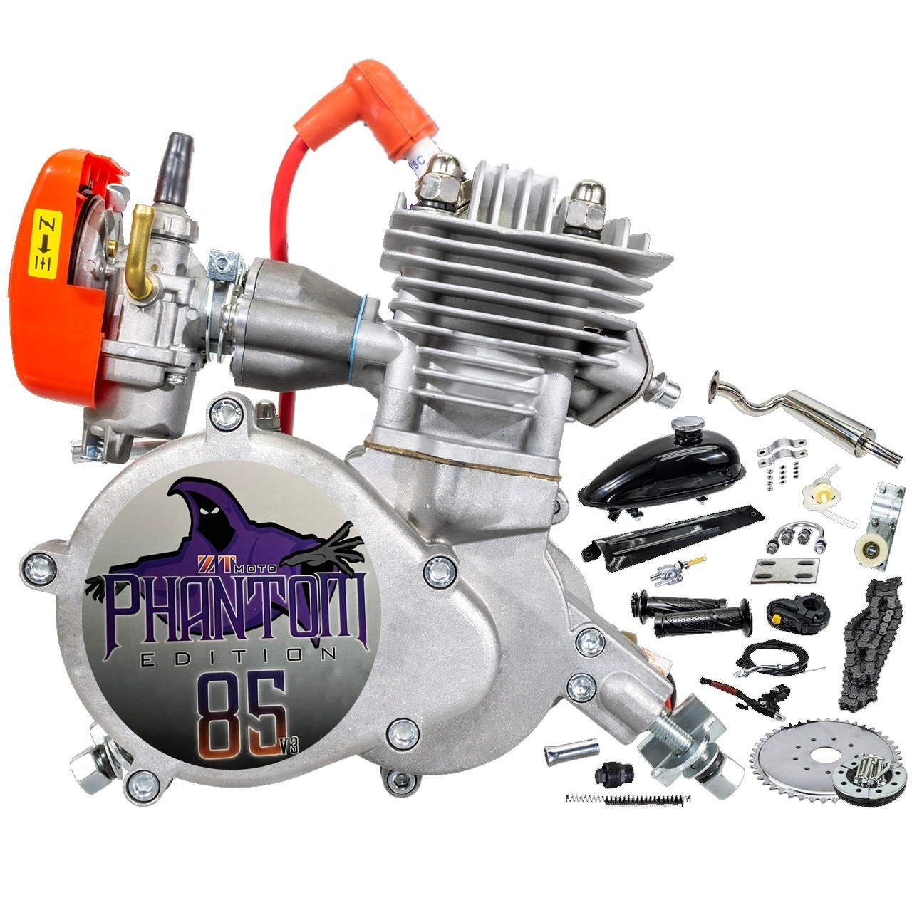 Motorized bicycle engine kit 2 stroke bike engine gas scooter motor gas powered motorized engine