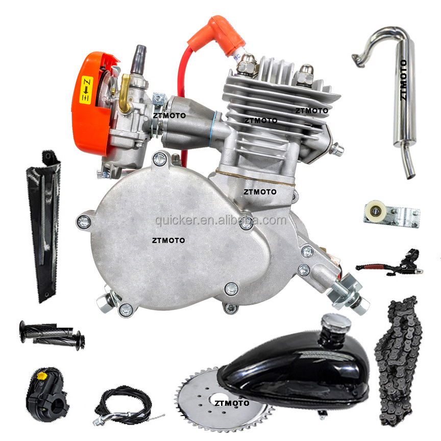 ZTMOTO 4 stroke 2 stroke Dirt bike mini motor 80cc 85cc 26in / 24in / 20in racing bicycle engine set