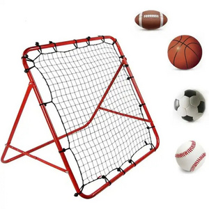 customize  folding portable soccer goal nets for backyard football goals rebounder net return system Aid Goal