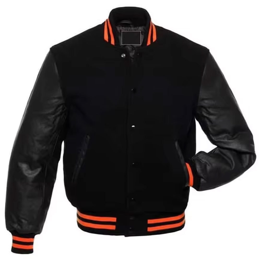 Custom Leather Arms 100 Polyester Varsity Jacket Men Quality Letterman Jackets For Men New High Quality 2024