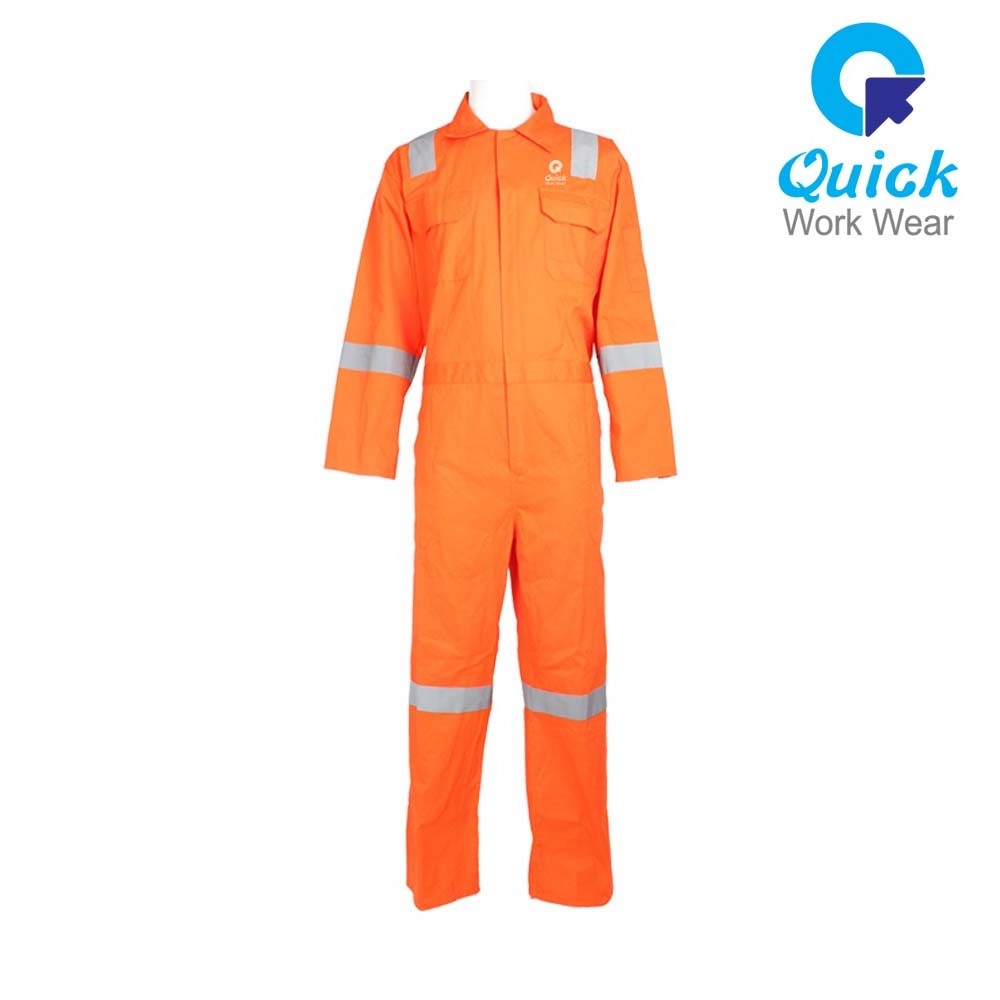 labor work clothes Coverall Workwear 100% Cotton Boiler suit Working Coveralls with reflective tape HOBOND BLUE WHITE ORANGE