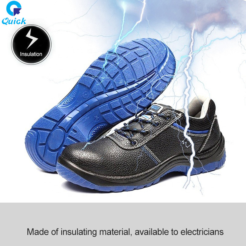 2022 Oil water resistant anti slip work shoes steel toe puncture proof men women industrial groundwork safety shoes boots