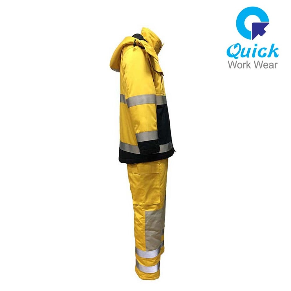 Good design safety workwear cotton Fire suit flame-retardant workwear Fire Fighting Suit Protect Fireman Coat and Pants