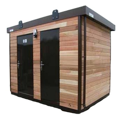 China Public Modular Mobile Toilets Cabin Outdoor Restroom Prefab Portable  Container Ablution Shower Toilet Block