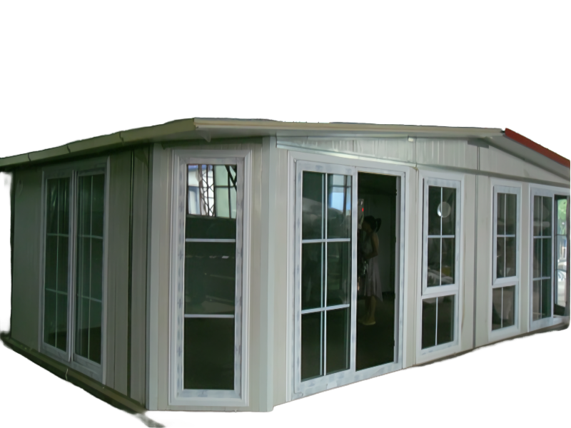 simple prefabricated house garden shed cavavan hut  mainly used in Norway