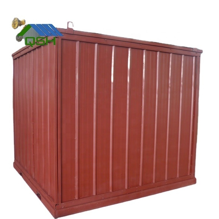 Portable Storage Container/flat-pack Container Houses Flat Pack & Container Loading Light Steel Structure & Sandwich Panel QSH