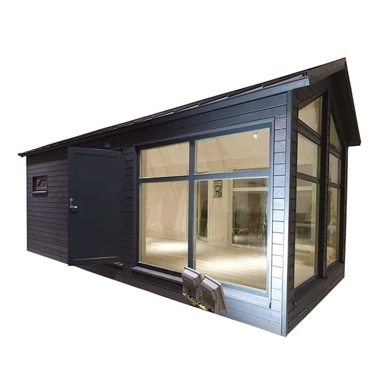 prefab smart tiny quick assembly casas prefabricadas modulares modern glass kits prefabricated villa  wood cabin house