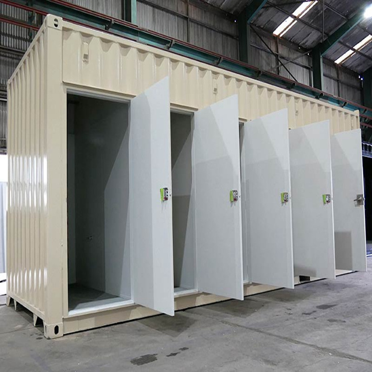 China Public Modular Mobile Toilets Cabin Outdoor Restroom Prefab Portable  Container Ablution Shower Toilet Block