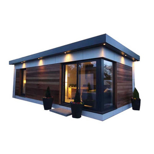 prefab smart tiny quick assembly casas prefabricadas modulares modern glass kits prefabricated villa  wood cabin house