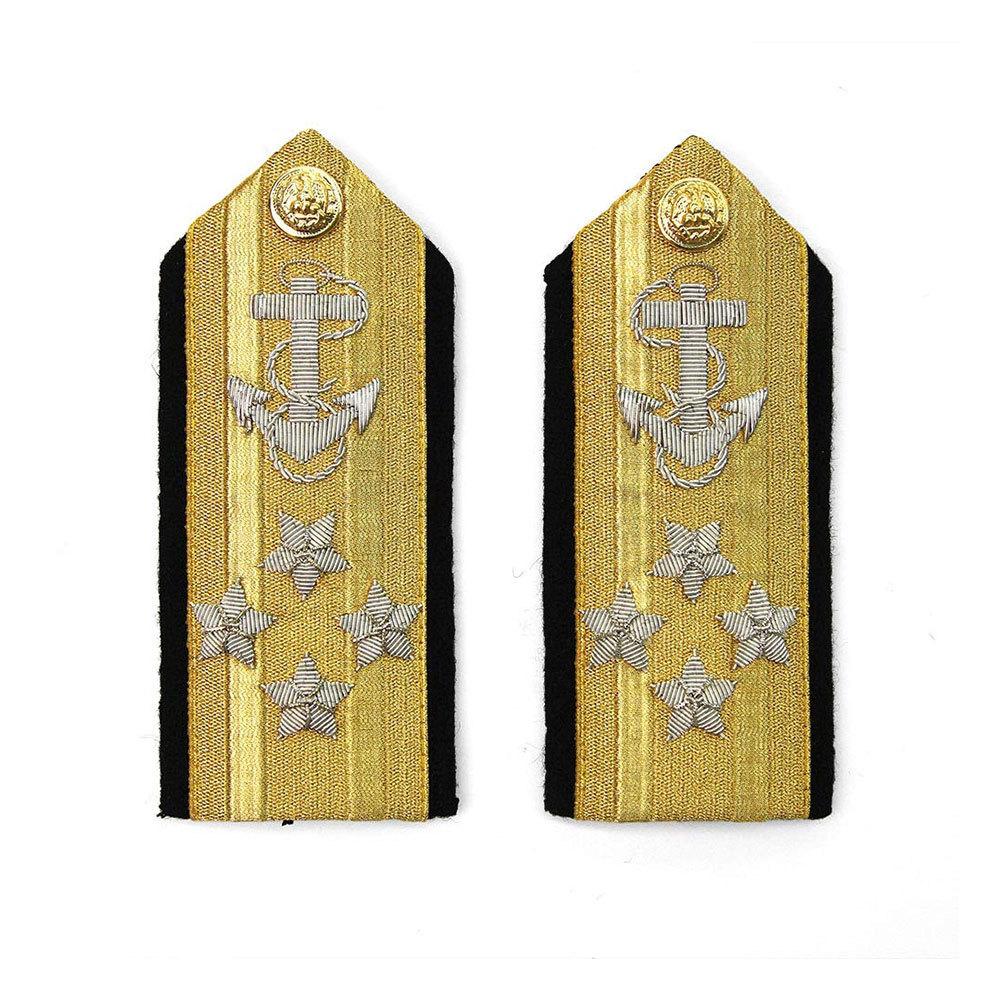 Pair of US Ceremonial Uniform Hard Shoulder Boards