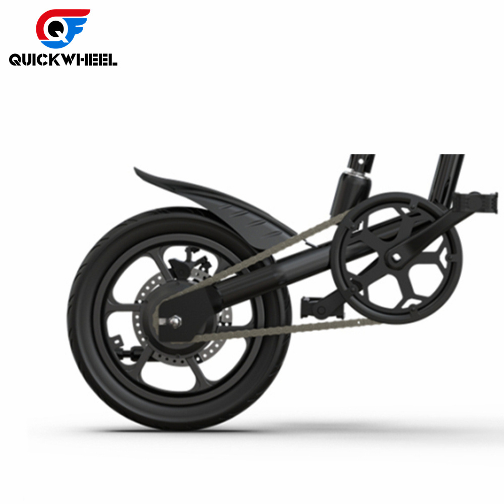 Foldable Wholesale Bikes 350W 36V Cool Design 14 Inch Fat Tire Full Suspension Electric Bicycle Recumbent Electric Trike Bicycle