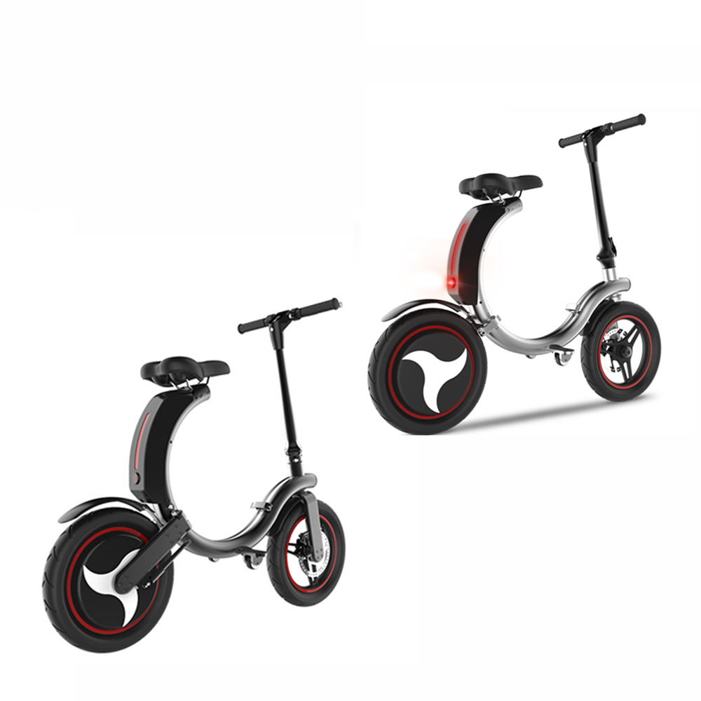 Luxury 350W Li-Ion Battery 2 Wheel Electric Scooter/Electric Moped With Pedals