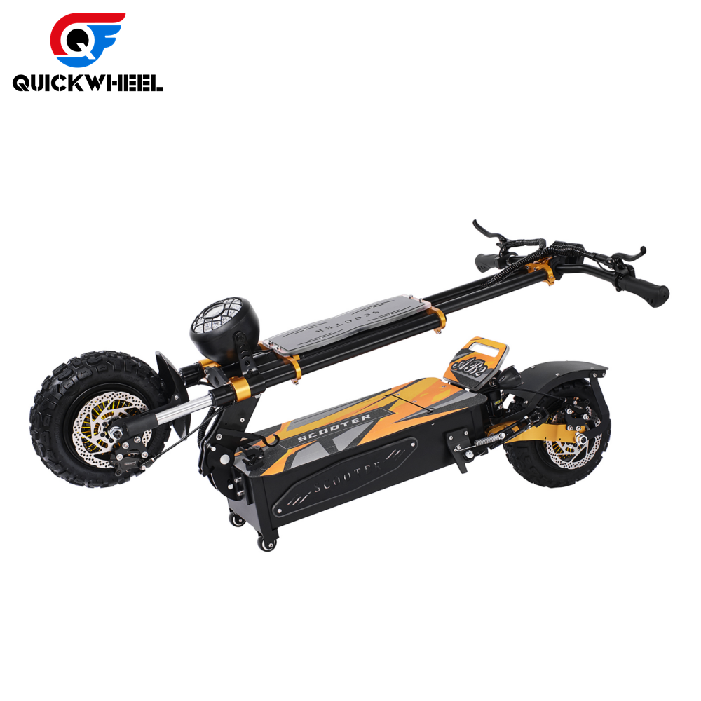 Quickwheel AB2 Big Wheel Electric Scooter 2 Wheels Electric Adult Scooter 60V 40Ah 6000W Electric Scooters Long Range 11 Inch