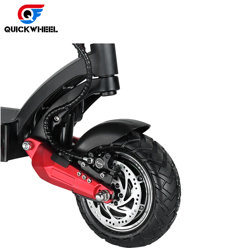 10 Inch 3200W Foldable Scooter 52V24Ah Adult Scooter 50-60Km Endurance Waterproof Vintage Electric Scooter