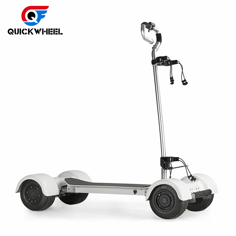 Easy Foldden Four Wheels Electric Push Golf Buggy 4 Wheel Golf Cart Scooter