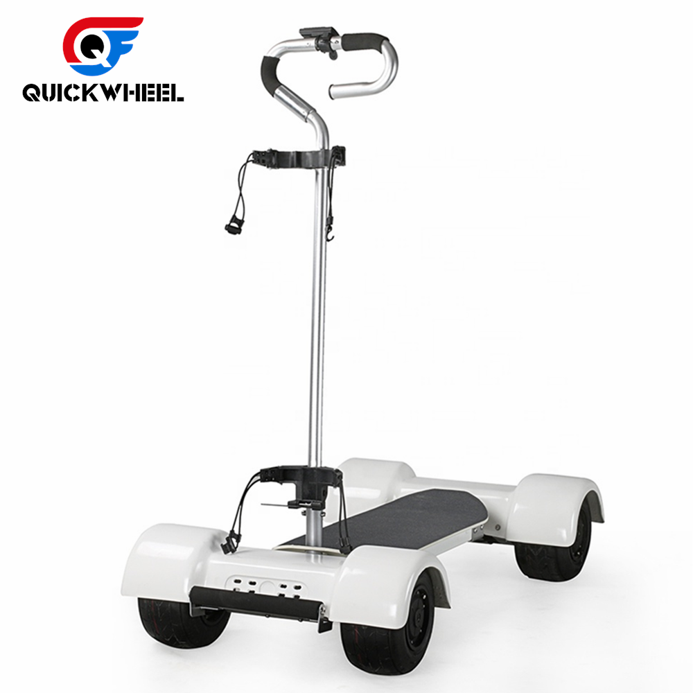 Easy Foldden Four Wheels Electric Push Golf Buggy 4 Wheel Golf Cart Scooter