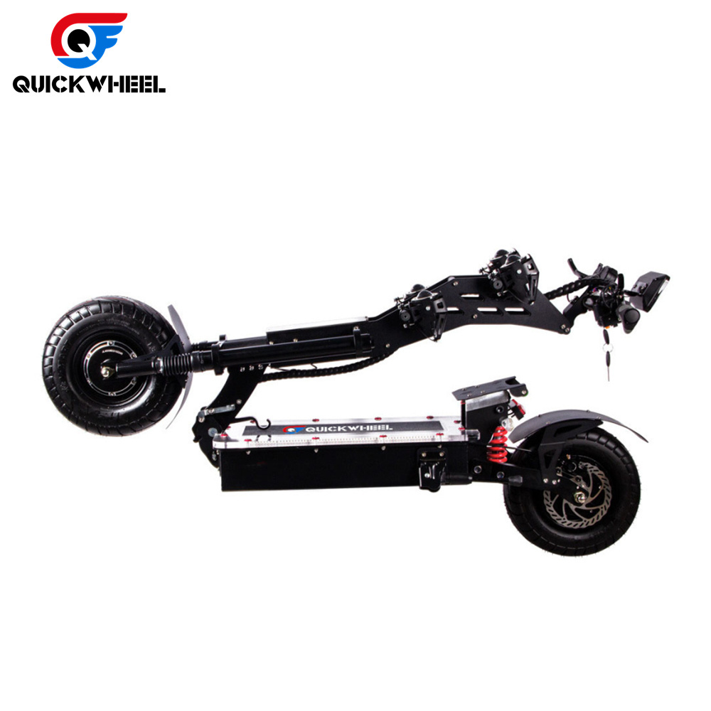 Quickwheel Cheap 8000W Powerful 13 Inch Fat Tire 100 Km Long Range Off Road Scooter Adult 72V Electric Scooter