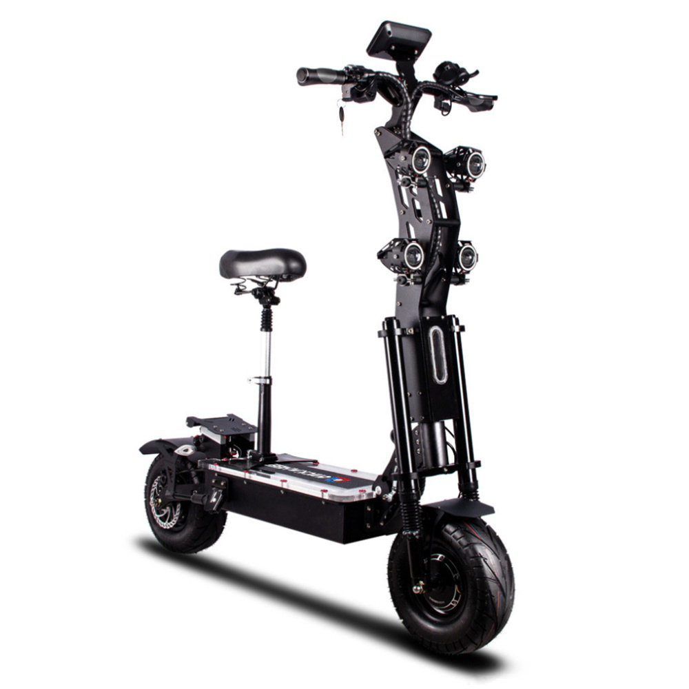 Quickwheel Cheap 8000W Powerful 13 Inch Fat Tire 100 Km Long Range Off Road Scooter Adult 72V Electric Scooter