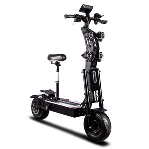 Quickwheel Cheap 8000W Powerful 13 Inch Fat Tire 100 Km Long Range Off Road Scooter Adult 72V Electric Scooter