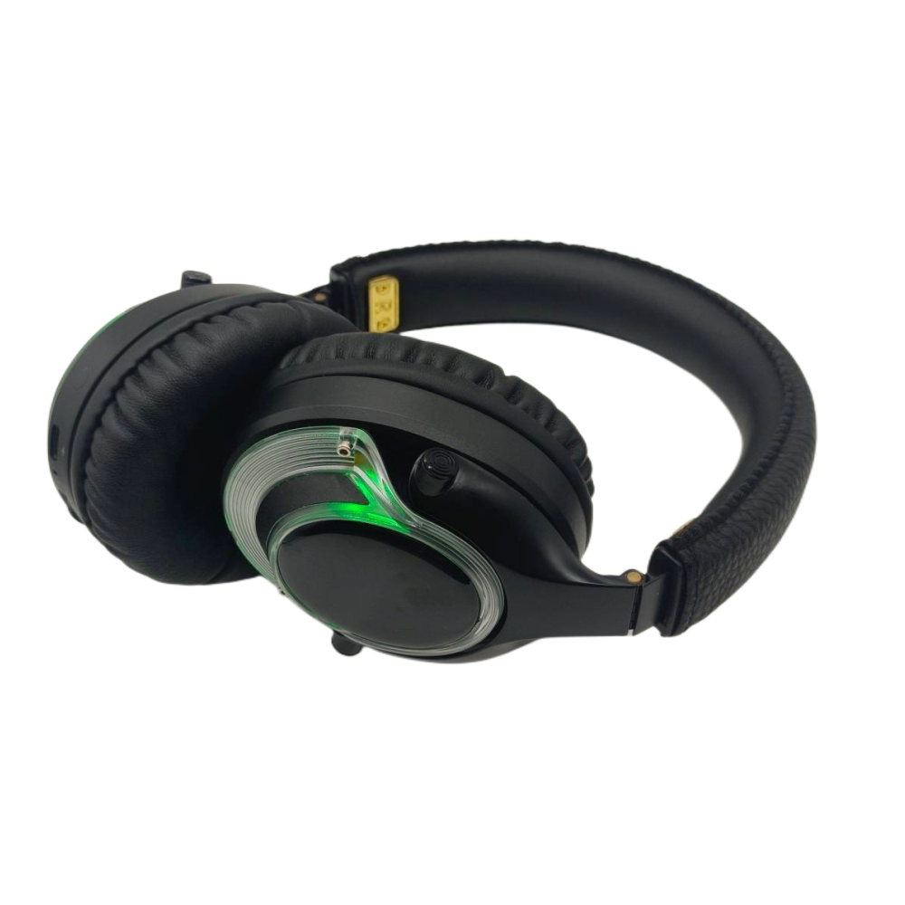 NEW F49 Silent disco headphones and transmitter 3 or 5 channels party headphones with LED logo