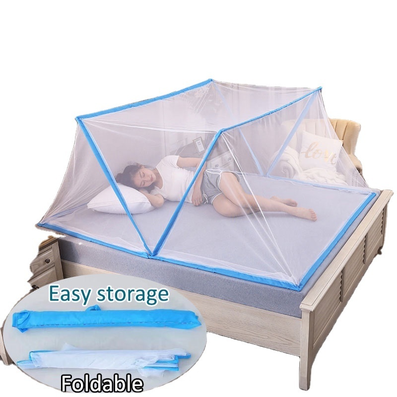 Bedroom foldable double bed queen size mosquito net