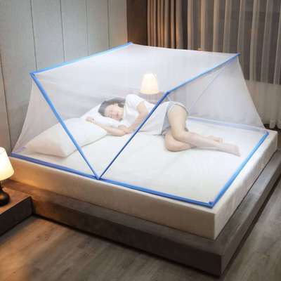 Bedroom foldable double bed queen size mosquito net