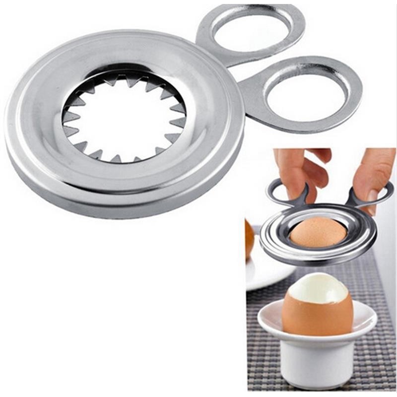 Quiki  Egg Cutter Mini Scissors For boiled Eggs Stainless Steel Boiled Egg Topper cutter