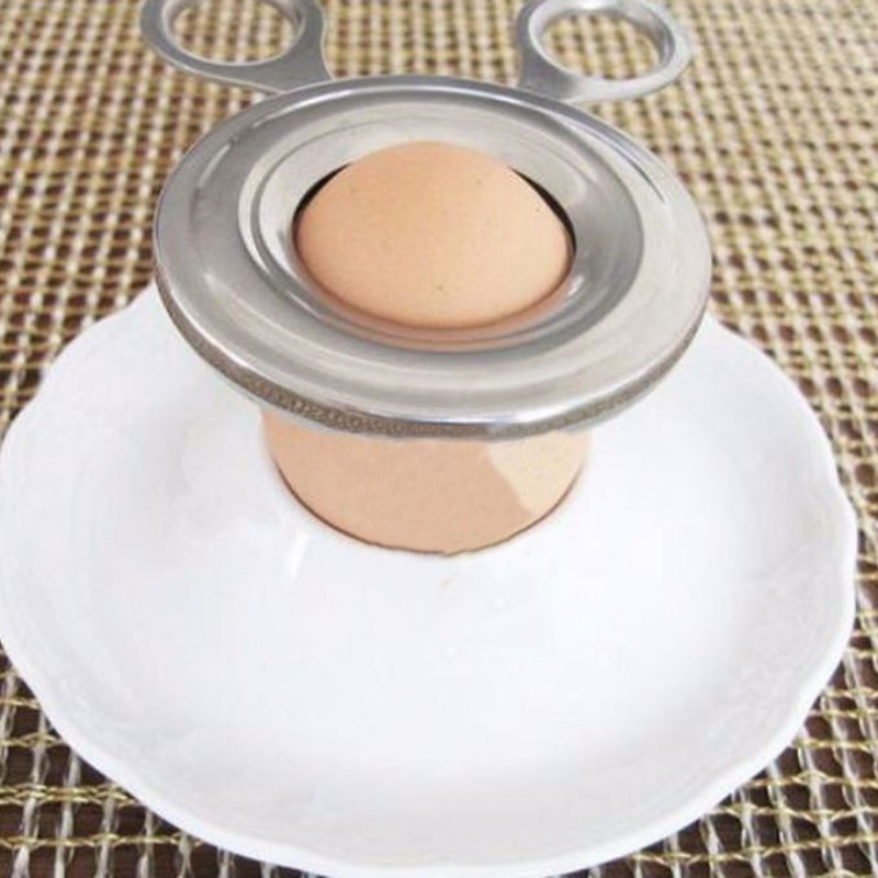 Quiki  Egg Cutter Mini Scissors For boiled Eggs Stainless Steel Boiled Egg Topper cutter