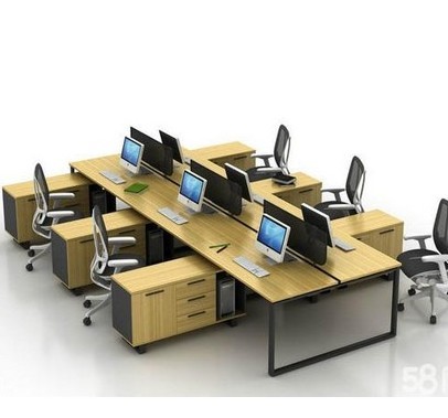 6 person cluster workstation popular modern office design desk