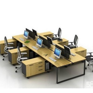 6 person cluster workstation popular modern office design desk