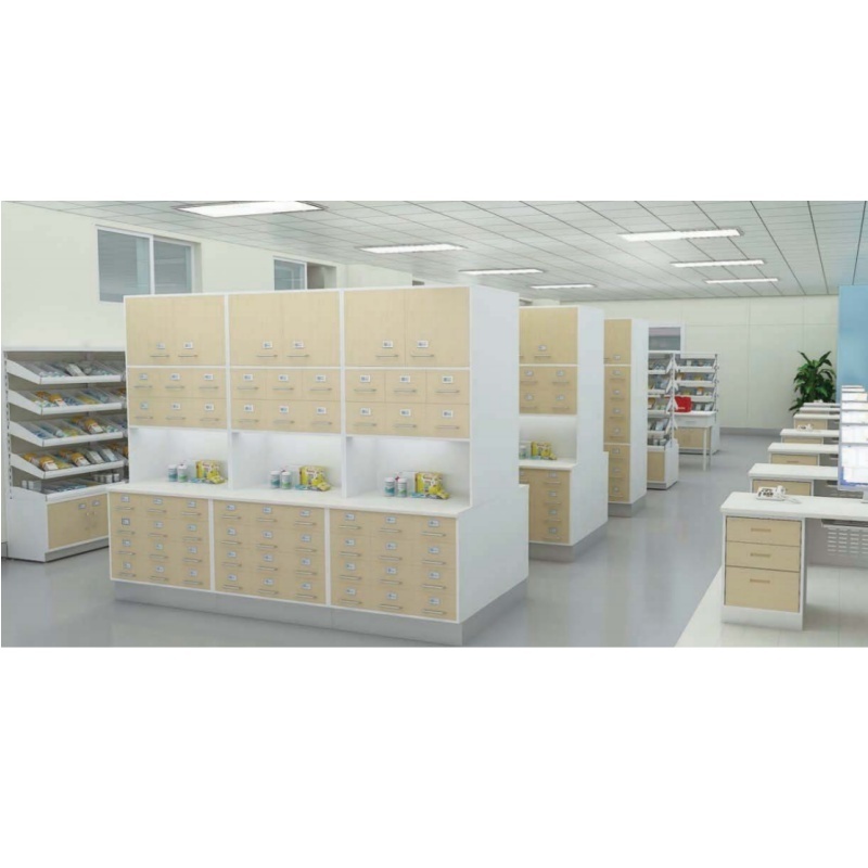 Factory Wholesale Patient Clinic Hospital TCM Pharmacy Medicine Cabinets Traditional Chinese Medicine Storage Cabinet