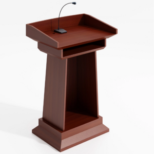 Factory sale Wood Speech Lectern Church Podium for meeting room and  School Atril