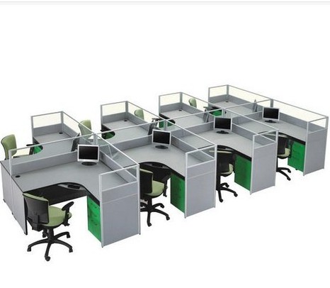 6 person cluster workstation popular modern office design desk