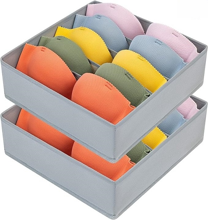 Wholesale non-woven folding storage box home for underwear underwear socks tie storage and sorting