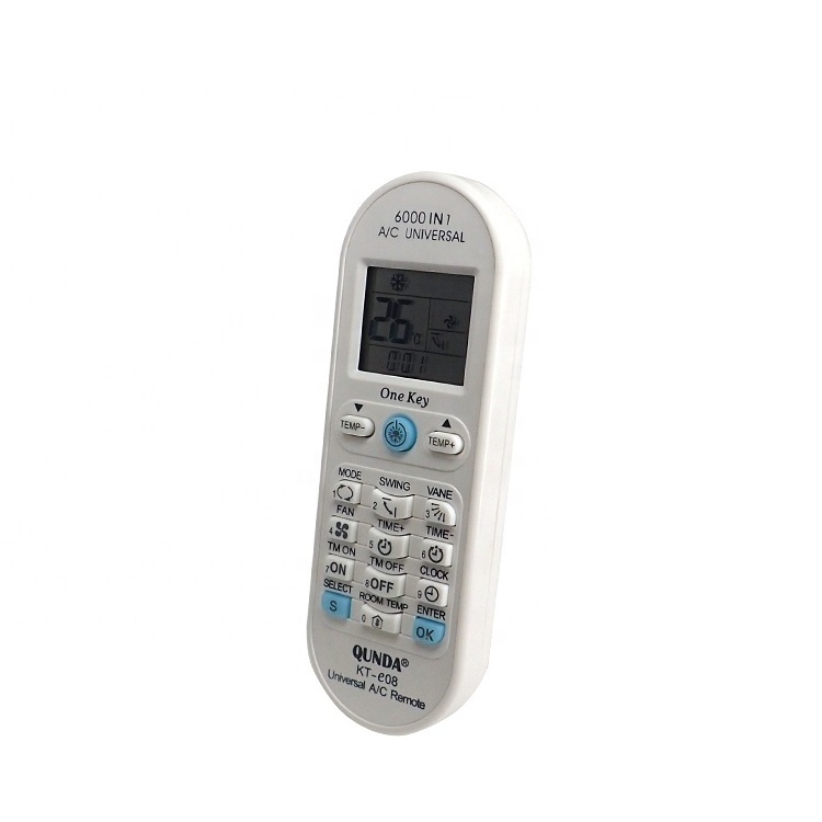 QUNDA KT-E08 Original Low Power Consumption Air Condition Remote LCD A/C Remote Control Controller