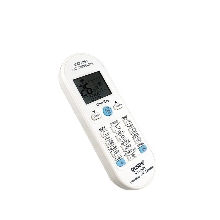 QUNDA KT-E08 Original Low Power Consumption Air Condition Remote LCD A/C Remote Control Controller