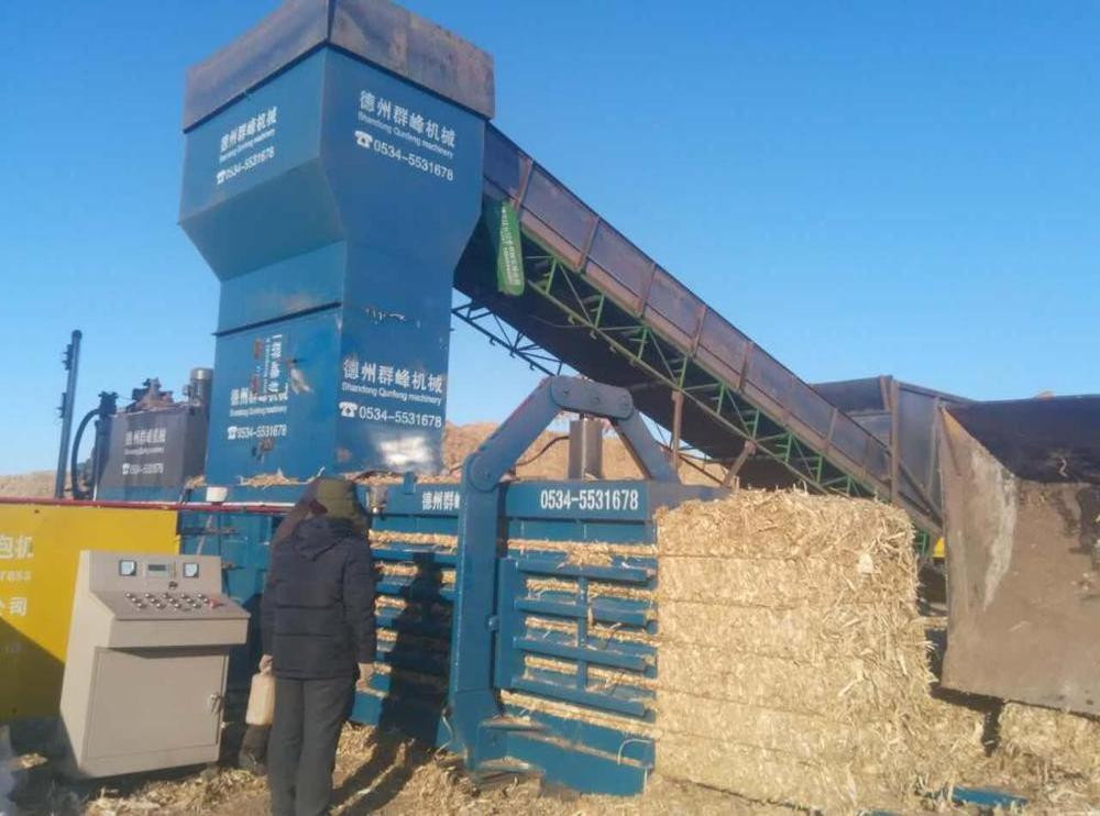 Horizontal alfalfa Paddy pine straw baler machine hay baler