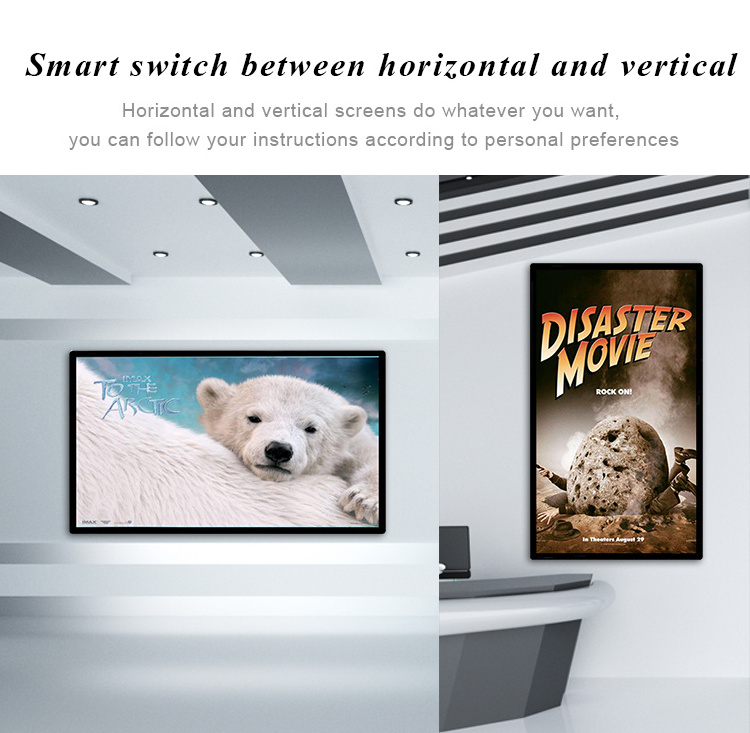 55 Inch Digital Android Touch Screen Advertising Screen Indoor Digital Menu Display Board For Restaurant