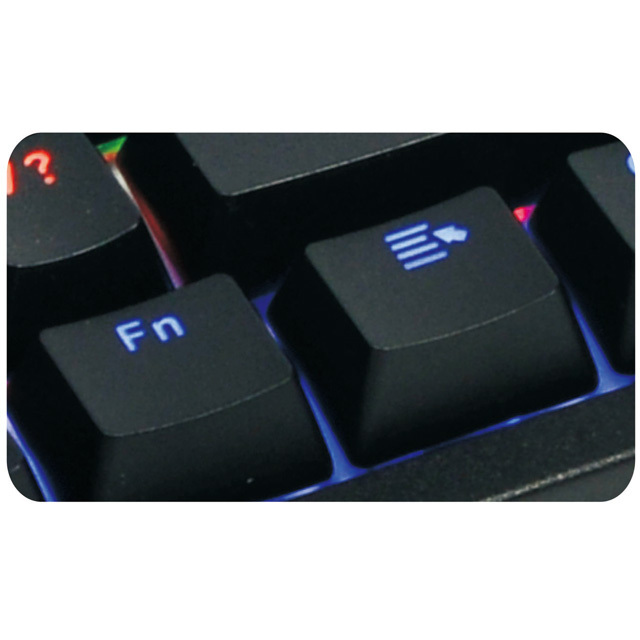 SATE-   Brand stock RGB Backlighting Mechanical Gaming Keyboard 87 Keys Blue Switches Backlit Keyboard For Gamer K5