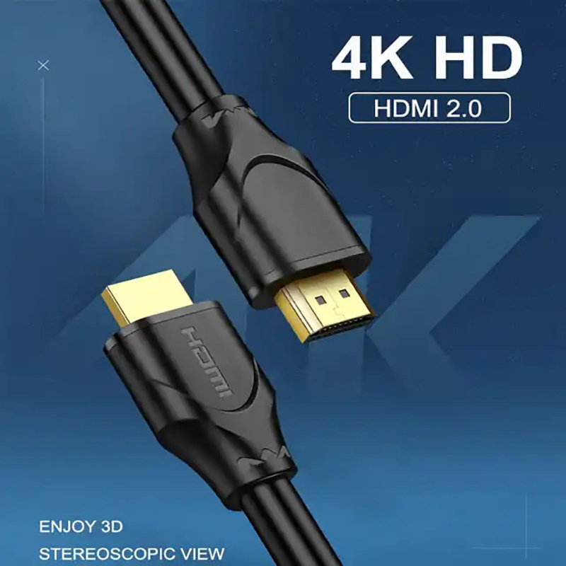 High Speed Gold Plated Video Support 3D 4K 1080P 1M 1.5M 2M 3M 5M 10M 15M 20M HDMI Male to Male Cable For HDTV Camera Computer