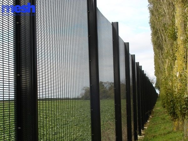 Cheap clearview fence anti climb railway station fence highway safety mesh 358 fence for sale