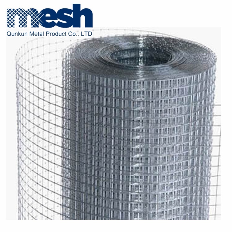 stainless steel welded iron wire mesh galvanized 8 gauge 10 gauge 25mm*25mm hot dipping welded wire mesh