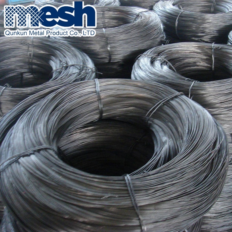 Black Free Welding Building Material Stock QUNKUN 0.2-6.0mm Annealed Wire Iron Binding Wire black annealed wire