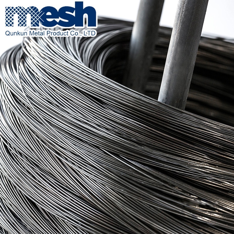 Black Free Welding Building Material Stock QUNKUN 0.2-6.0mm Annealed Wire Iron Binding Wire black annealed wire