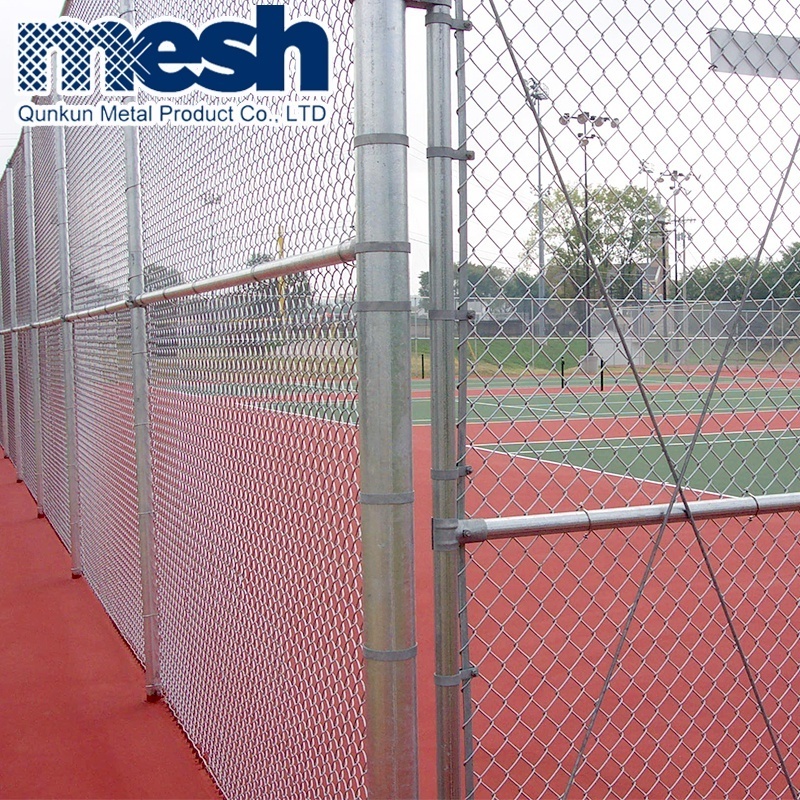 Cheap security used chain link fence with razor blade for sale