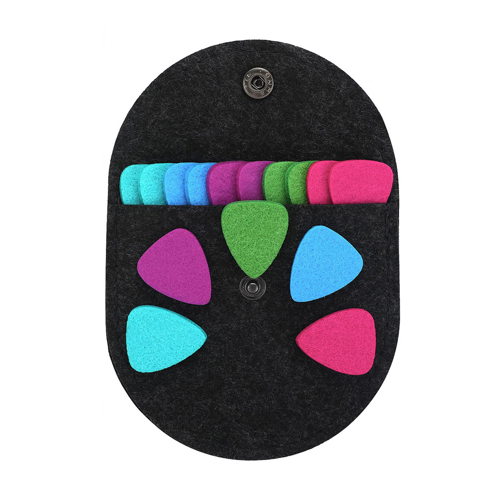 High Quality Guitar Pick Woolen Felt Fashion Custom Ukulele Pick Minimalist 10 PCs Set Guitar Picks