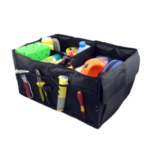 Wholesale Portable Folding Collapsible Backseat Car Storage Box Boot Car Trunk Organizer